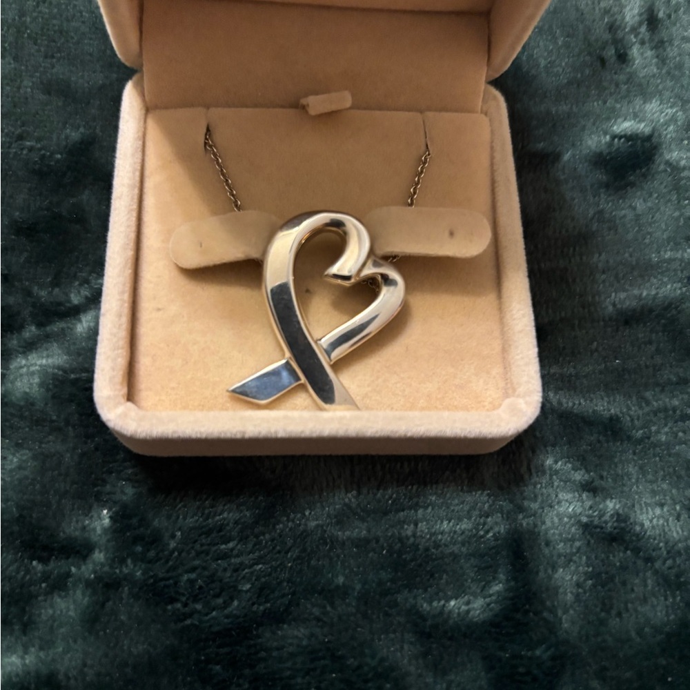 Tiffany and Company Paloma Picasso Loving Heart Necklace- Large